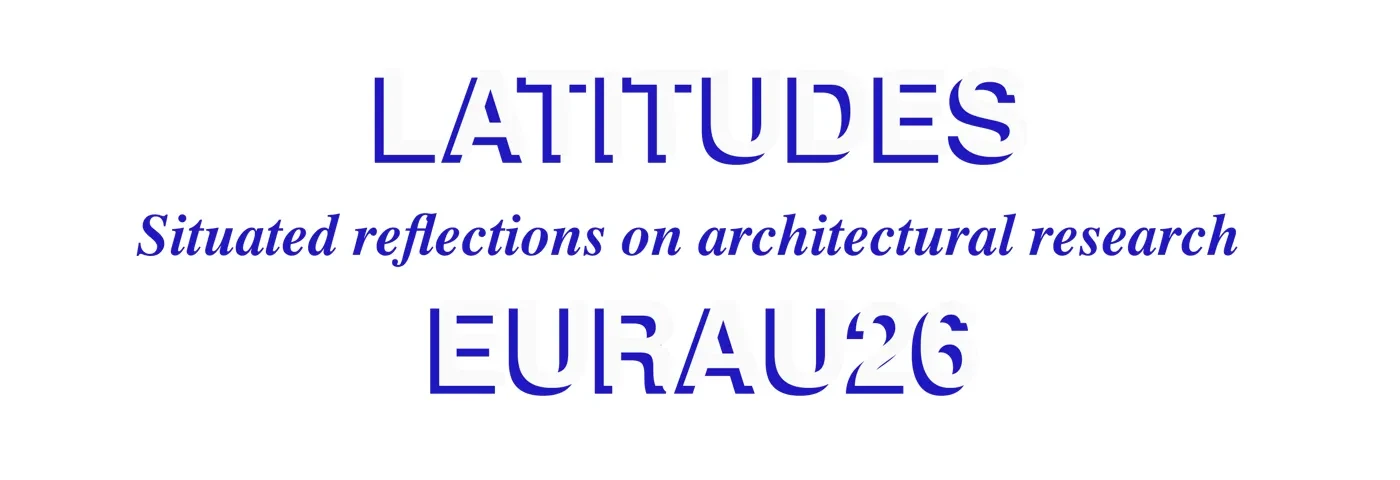 Logotype for the symposium EURAU 26 with the theme LATITUDES